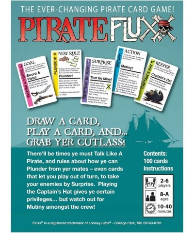 Pirate Fluxx $33.00 Card Games