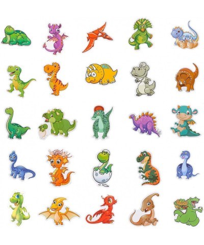 50 PCS Cute Dinosaur Stickers Water Bottle Stickers for Kids Dino Stickers Bulk Teacher Reward Dinosaur Cartoon Stickers for ...