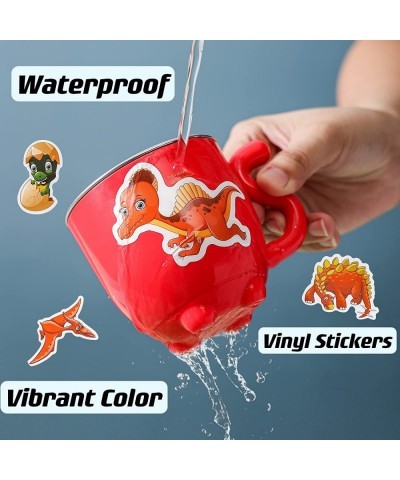 50 PCS Cute Dinosaur Stickers Water Bottle Stickers for Kids Dino Stickers Bulk Teacher Reward Dinosaur Cartoon Stickers for ...