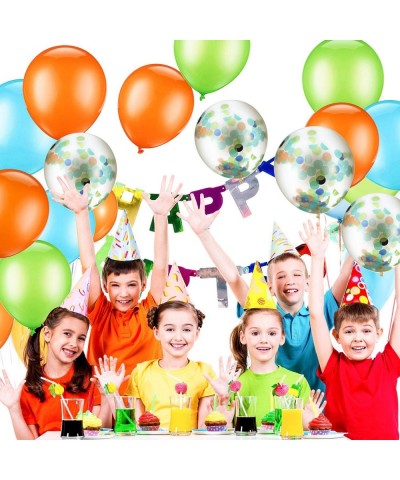 60 PCS 12 Inch Confetti Balloon Latex Balloons with Ribbon for Birthday Decoration Supplies $24.03 Kids' Party Decorations