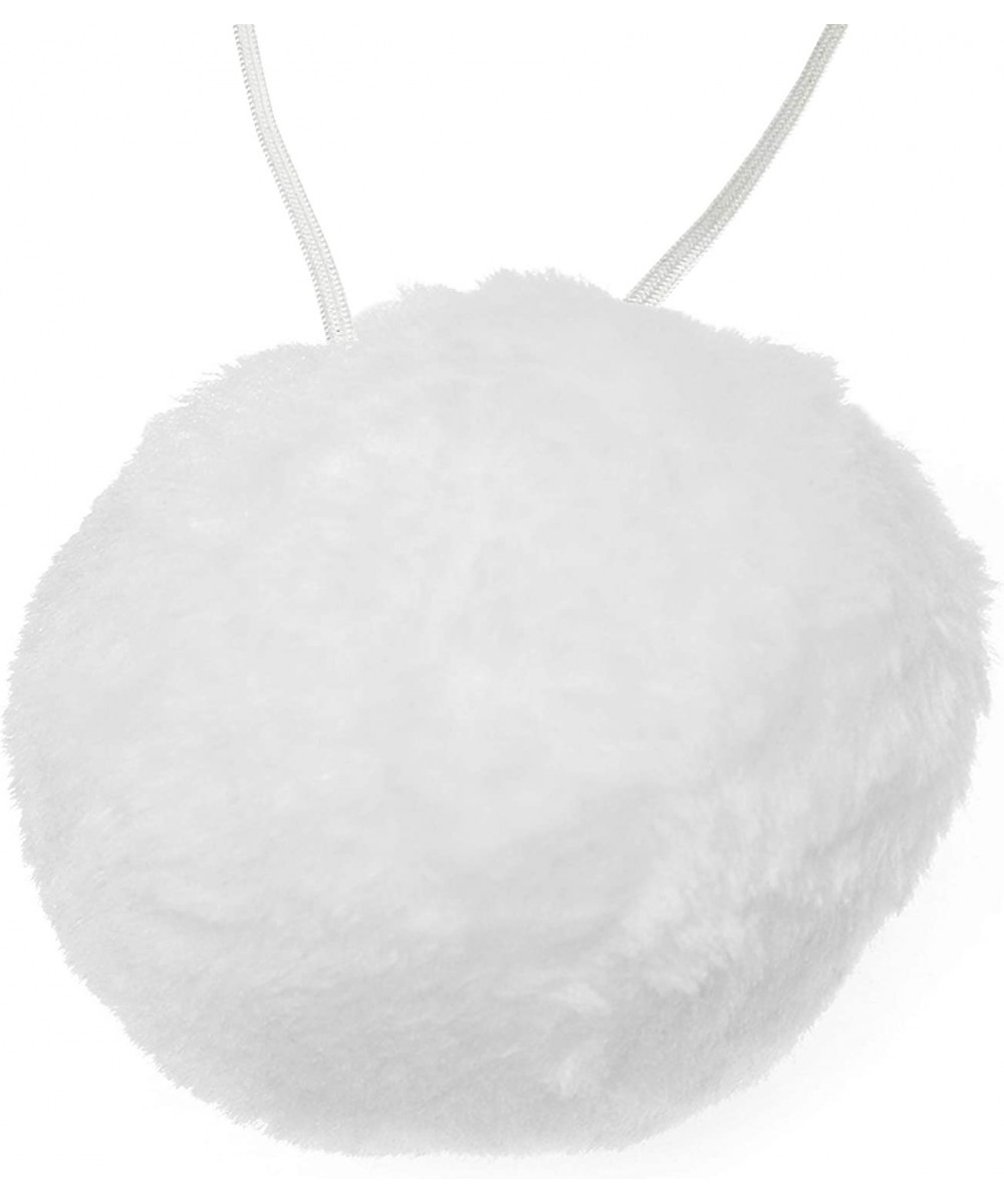 Bunny Rabbit Tail Accessory - White Pom Pom Costume Accessories Bunny Tail for Pretend Play $16.39 Kids' Dress-Up Accessories