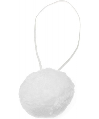 Bunny Rabbit Tail Accessory - White Pom Pom Costume Accessories Bunny Tail for Pretend Play $16.39 Kids' Dress-Up Accessories