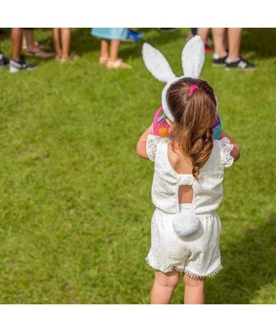 Bunny Rabbit Tail Accessory - White Pom Pom Costume Accessories Bunny Tail for Pretend Play $16.39 Kids' Dress-Up Accessories