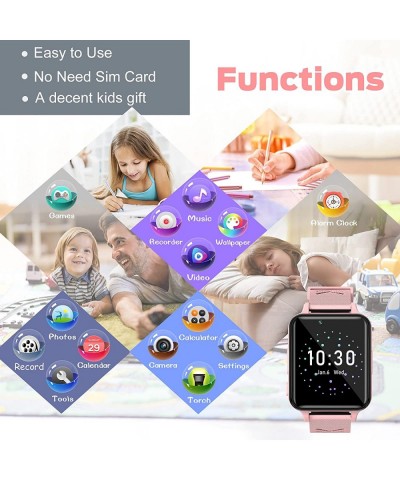 Smart Watch for Kids Girls Boys - Kids Smart Watch for 4-12 Years with Games Music Player Alarm Clock Camera Calculator Calen...