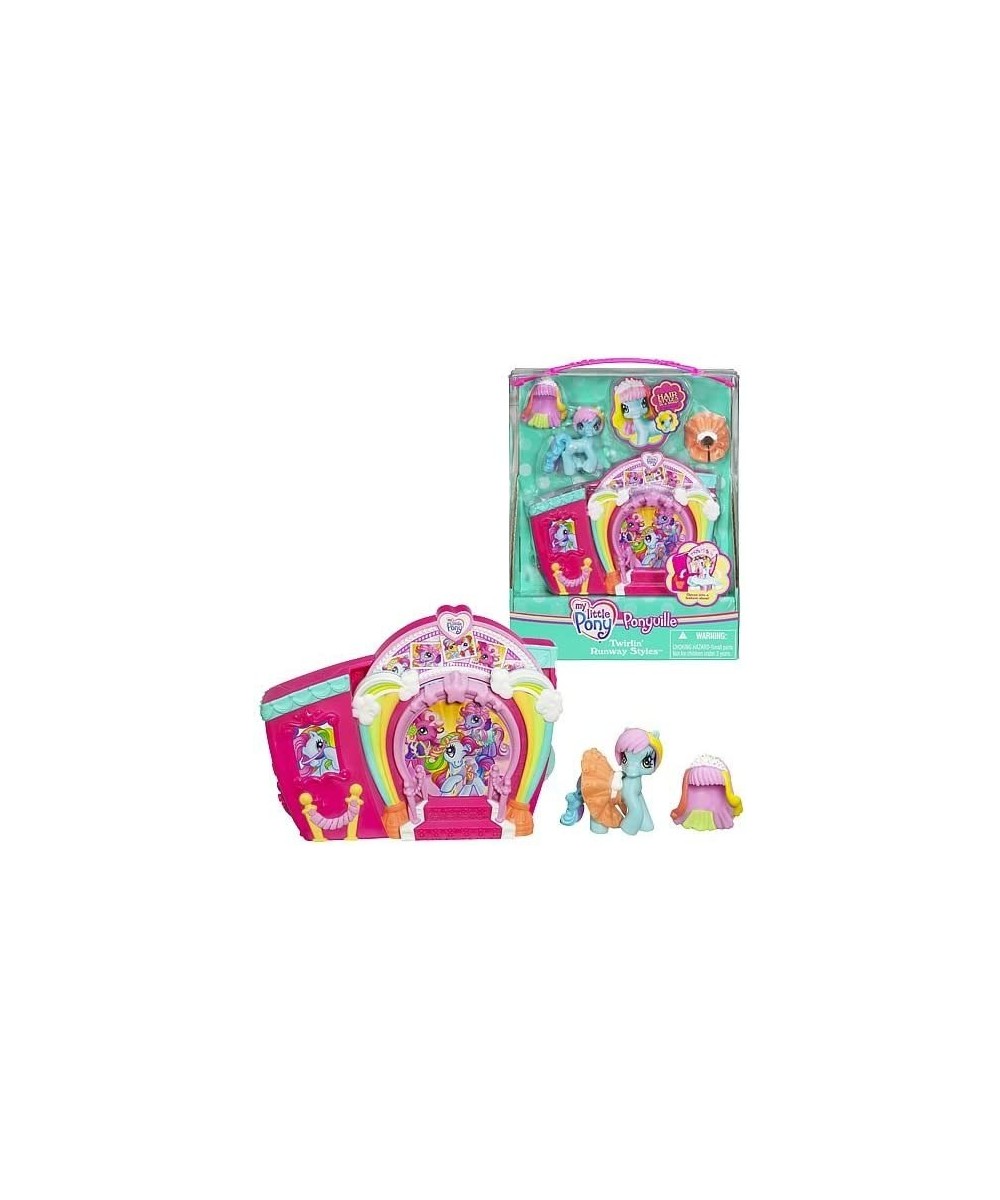 Ponyville Twirlin' Runway Styles with Rainbow Dash $43.88 Doll Playsets