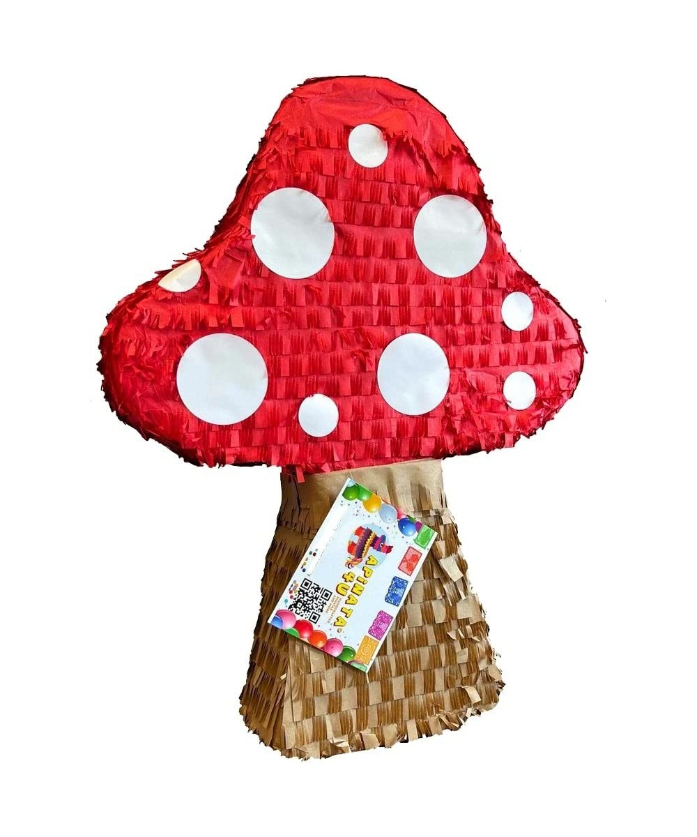 Red Mushroom Pinata Red Color Mushroom Themed Party Woodland Party 23" Tall $71.39 Piñatas