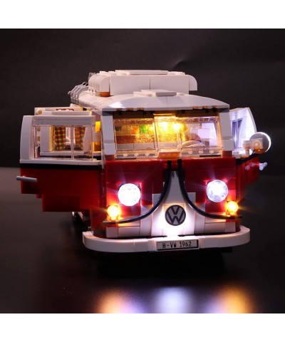 LED Lighting Set for Lego Creator Expert Volkswagen T1 Camper Van Building Block Model Creative Led Lights for Lego 10220 Con...