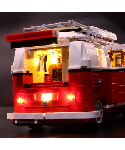 LED Lighting Set for Lego Creator Expert Volkswagen T1 Camper Van Building Block Model Creative Led Lights for Lego 10220 Con...