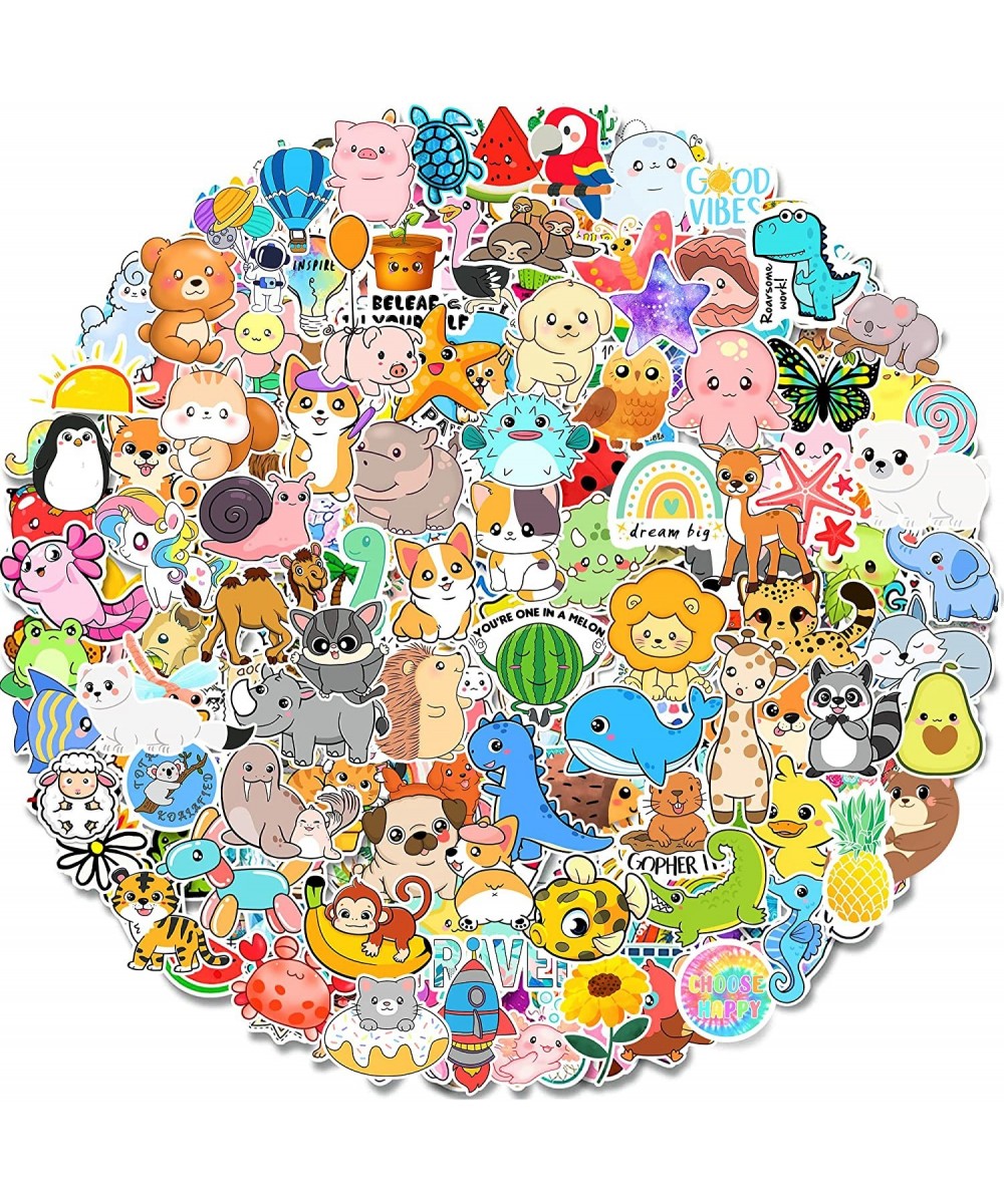 300pcs Water Bottle Stickers for Kids Cute Vinyl Sticker for Laptop Computer Notebook World of Animals Sticker Pack for Child...