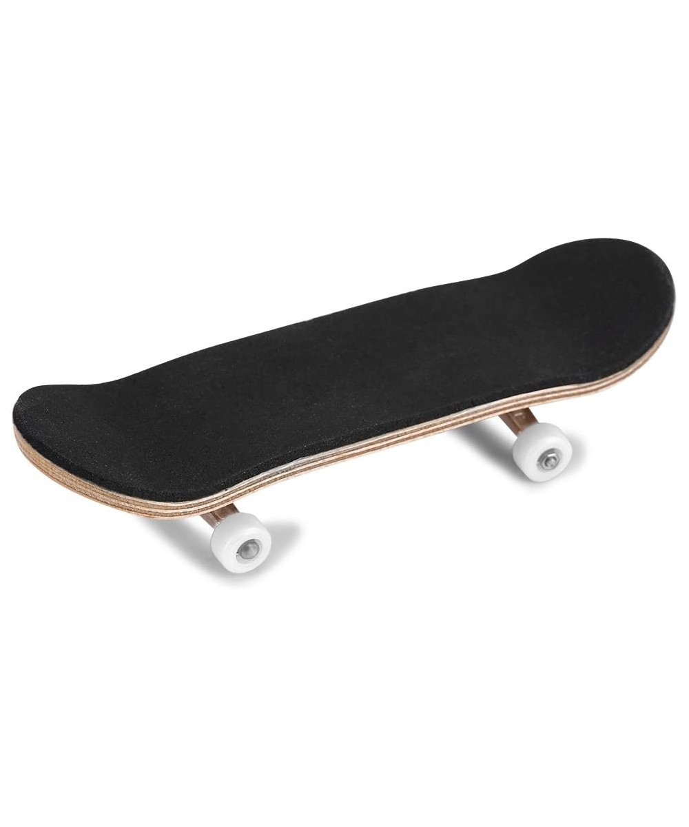 Fingerboards 1Pc Maple Wooden+Alloy Fingerboard Finger Skateboards with Box Reduce Pressure Kids Gifts(White) $16.12 Finger Toys