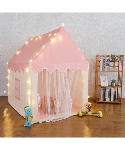 Kids Play Tent for Girls Princess Tent Pink Castle Playhouse for Toddlers Indoor and Outdoor Girls Tent $88.17 Kids' Playhouses