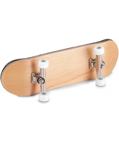 Fingerboards 1Pc Maple Wooden+Alloy Fingerboard Finger Skateboards with Box Reduce Pressure Kids Gifts(White) $16.12 Finger Toys