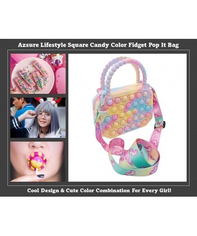 Azsure Lifestyle Small Candy Fidget Pop It Shoulder Crossbody Bubble Popper Bag for Girls Women Trendy n Fashionable $17.97 F...