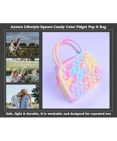 Azsure Lifestyle Small Candy Fidget Pop It Shoulder Crossbody Bubble Popper Bag for Girls Women Trendy n Fashionable $17.97 F...