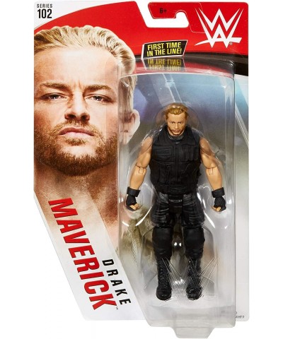 WWE Drake Maverick Basic Series 102 Action Figure in 6-inch Scale with Articulation & Ring Gear $29.56 Action Figures