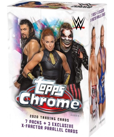 2020 WWE Chrome Wrestling Retail Blaster Box $90.92 Trading Cards & Accessories