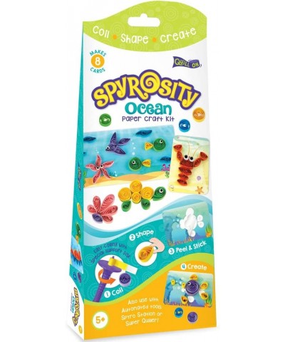 Spyrosity Ocean – Amazing Ocean Theme Pack for Fun Quilling Activity - Quick & Easy Arts & Crafts Kit – Creative Toy for Boys...