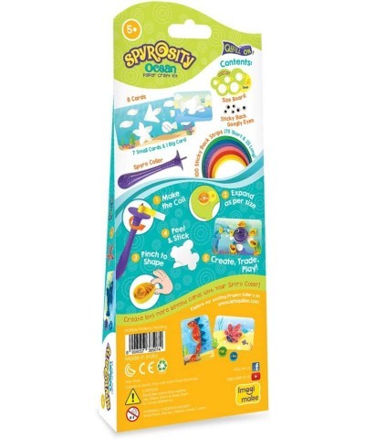 Spyrosity Ocean – Amazing Ocean Theme Pack for Fun Quilling Activity - Quick & Easy Arts & Crafts Kit – Creative Toy for Boys...