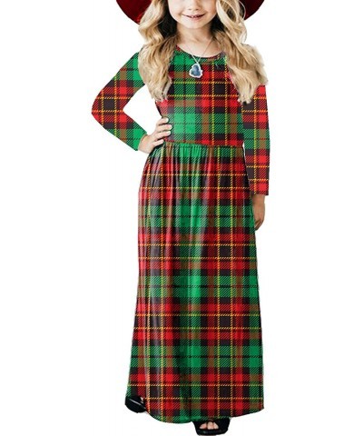 Girls Floor Length Maxi Dress with Pockets 5-14 Years $33.85 Kids' Costumes