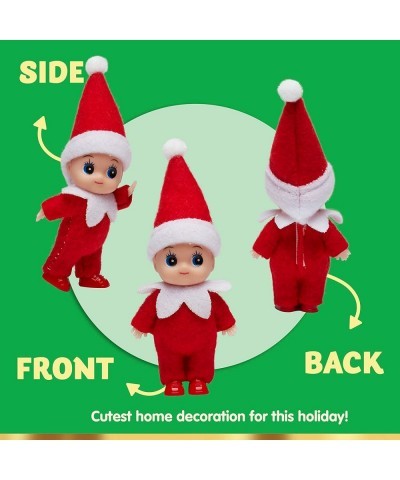 2 Pcs Christmas Elf Plush Doll Santa’s Little Helper Stuffed Soft Plush Toy Doll for Christmas Decor Xmas Gift Santa Couture ...