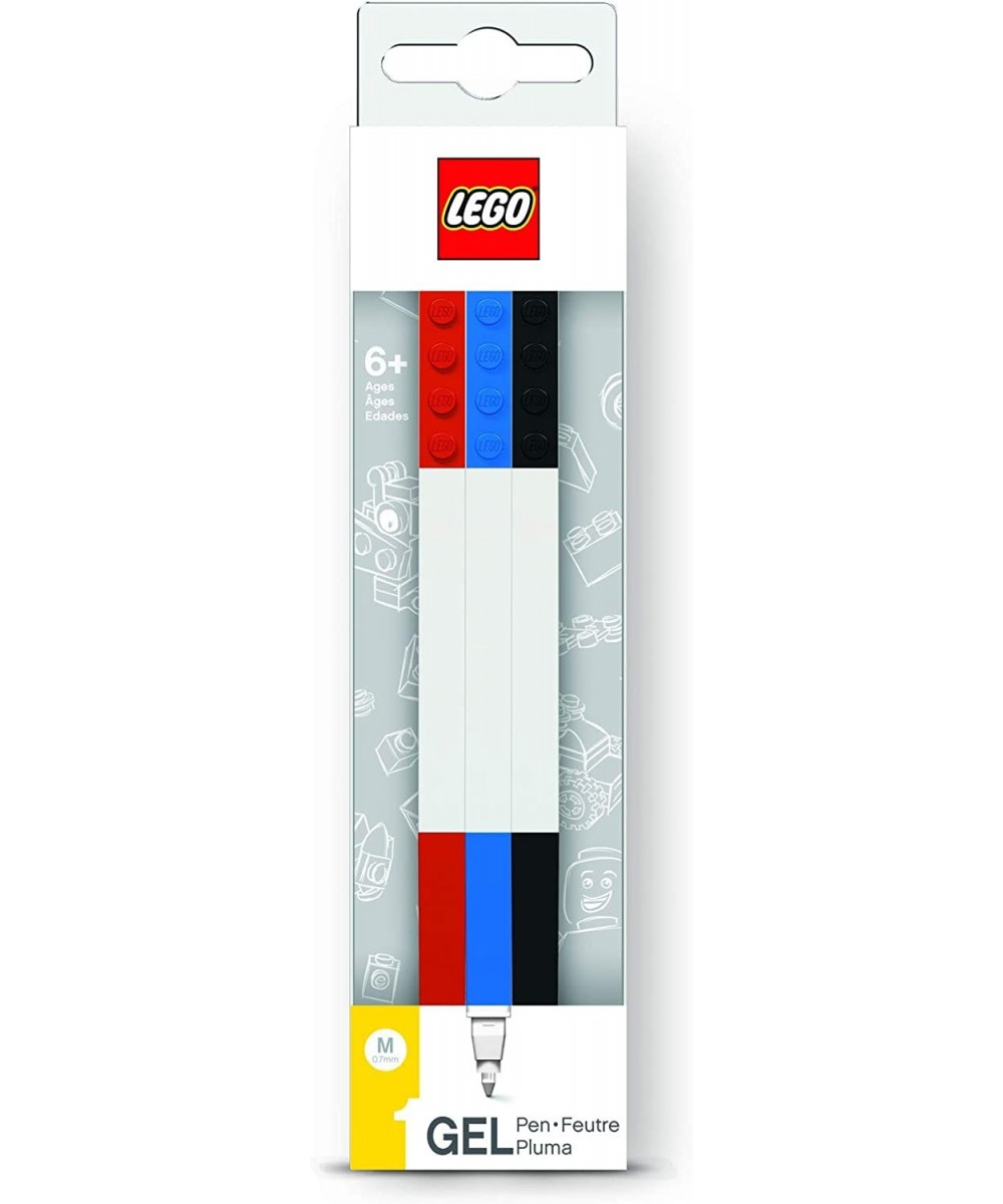 LEGO Stationery Colored Gel Pens 3 Pack with Building Bricks $55.23 Toy Building Sets