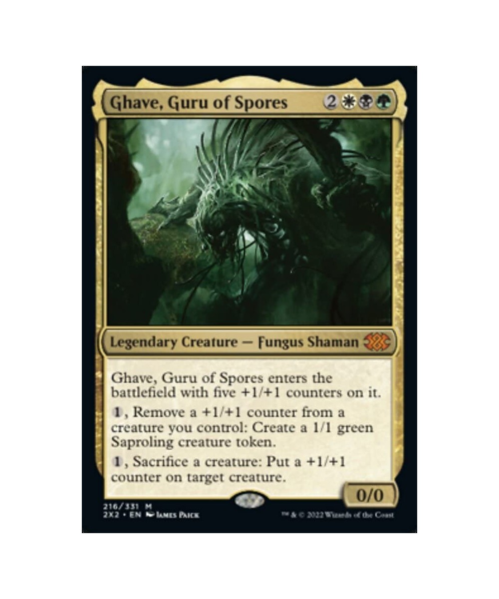 Magic: the Gathering - Ghave Guru of Spores (216) - Double Masters 2022 $11.06 Trading Cards & Accessories