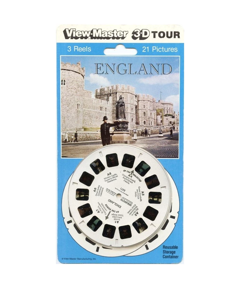 ENGLAND - Classic ViewMaster - 3 reels - 21 3D images - NEW $81.30 Viewfinder Toys