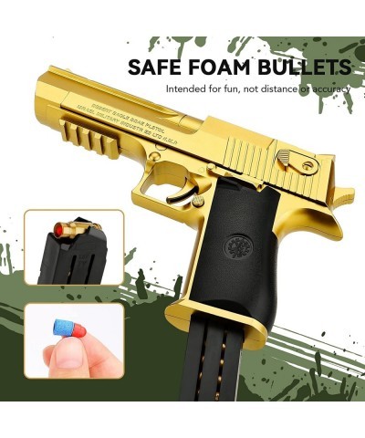 Toy Gun with Soft Bullets Toy Pistol with Jump Ejecting Mag Toys Foam Blaster with 40 Pcs EVA Darts Gifts for Boys Kids and G...