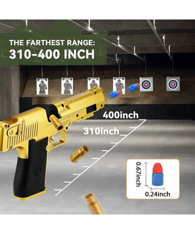 Toy Gun with Soft Bullets Toy Pistol with Jump Ejecting Mag Toys Foam Blaster with 40 Pcs EVA Darts Gifts for Boys Kids and G...