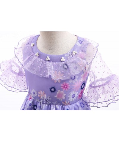 Encanto Mirabel Isabela Dress For Girls Dress up Cosplay Costume Outfit $34.85 Kids' Costumes