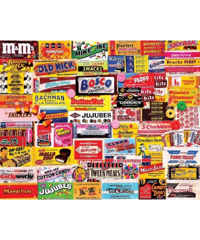 Puzzles Candy Wrappers - 1000 Piece Collage Jigsaw Puzzle $35.07 Jigsaw Puzzles