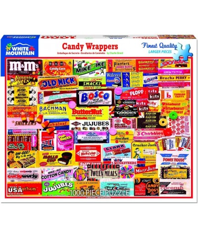 Puzzles Candy Wrappers - 1000 Piece Collage Jigsaw Puzzle $35.07 Jigsaw Puzzles