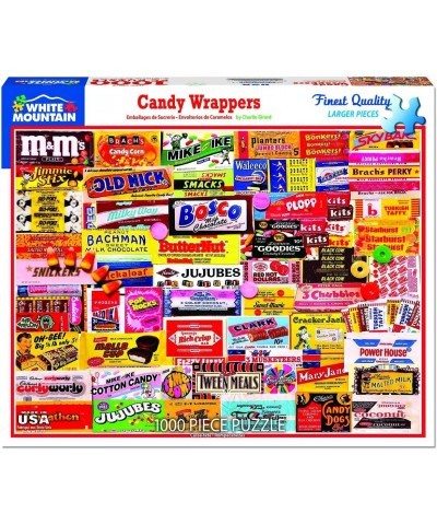 Puzzles Candy Wrappers - 1000 Piece Collage Jigsaw Puzzle $35.07 Jigsaw Puzzles