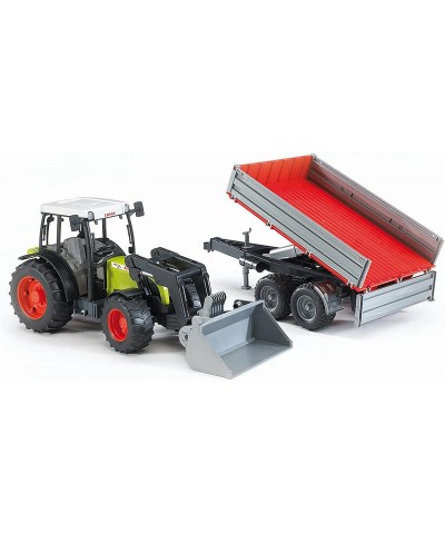 02112 CLAAS Nectis 267 F Farm and Construction Tractor With Frontloader And Tipping Trailer $77.10 Play Figure Vehicles