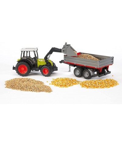 02112 CLAAS Nectis 267 F Farm and Construction Tractor With Frontloader And Tipping Trailer $77.10 Play Figure Vehicles