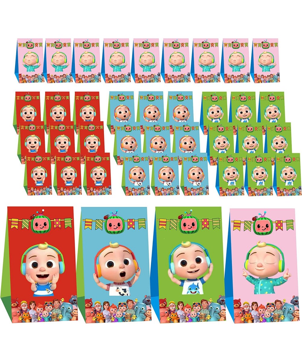 36PCS Party Bags with Stickers Birthday Decorations Loot Bags Candy Boxes for Supplies 1st Favors $34.18 Kids' Party Favor Sets