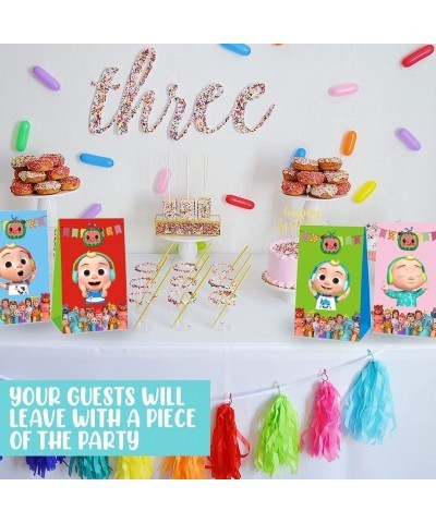 36PCS Party Bags with Stickers Birthday Decorations Loot Bags Candy Boxes for Supplies 1st Favors $34.18 Kids' Party Favor Sets