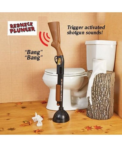 Plastic and Rubber Real Working Plunger Makes Gunshot Sounds The Redneck Plunger $72.73 Gags & Practical Joke Toys