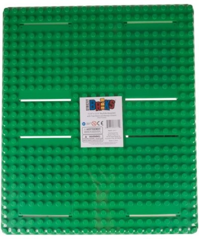 Classic Big Briks Baseplate with Gaps 100% Compatible with All Major Brands Large Pegs for Toddlers 13.75" x 16.25" Building ...