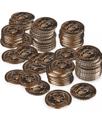 144 Plastic Pirate Coins Ancient Pirate Booty Treasure Chest Supplies Birthday Party Decorations and Centerpiece Items Treasu...