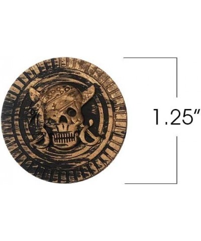 144 Plastic Pirate Coins Ancient Pirate Booty Treasure Chest Supplies Birthday Party Decorations and Centerpiece Items Treasu...