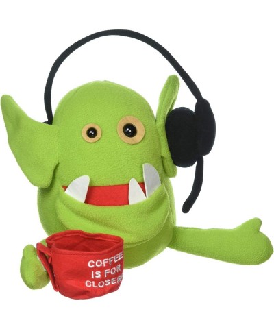 Sales Goblin: Soft Plush Office Salesman with Felt Coffee Cup Coffee is for Closers $38.96 Plush Figure Toys