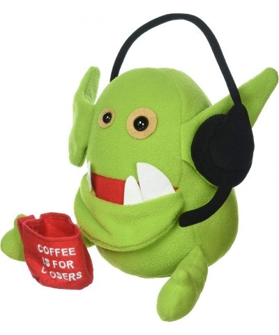 Sales Goblin: Soft Plush Office Salesman with Felt Coffee Cup Coffee is for Closers $38.96 Plush Figure Toys