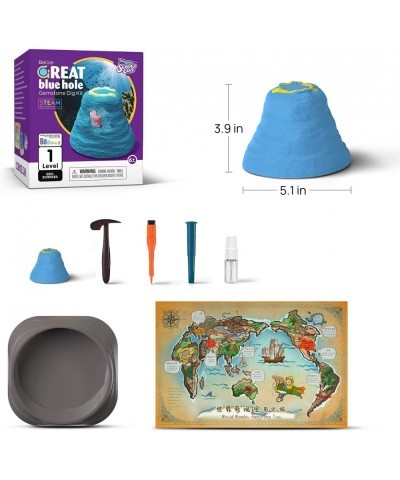 Gemstone Dig Kit Gem Digging Kit for Kids Excavate 8 Real Gemstones and Crystals Includes Excavation Tools Science Kit STEM E...