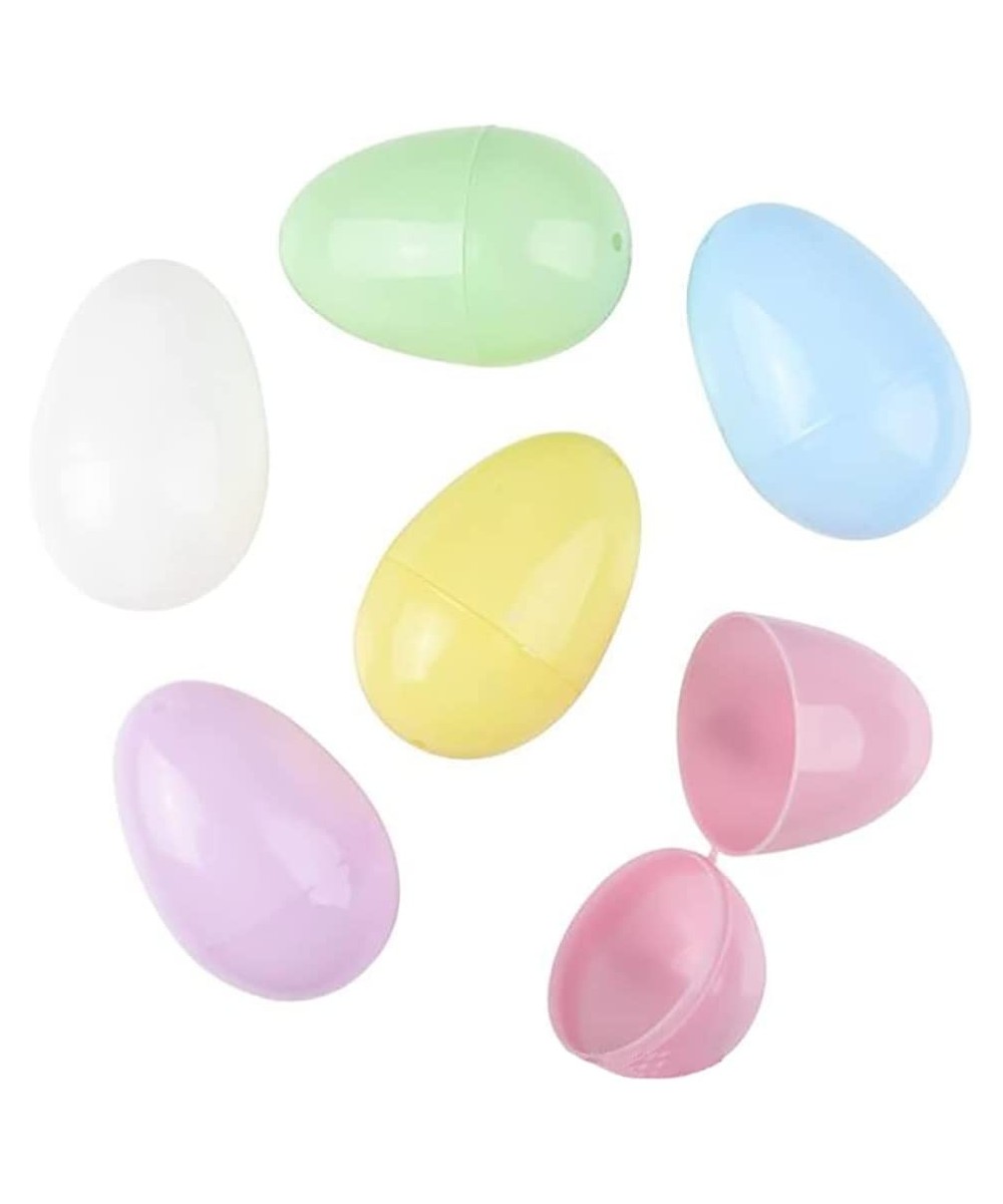 Pastel Fillable Easter Eggs with Hinge Bulk Colorful Bright Plastic Easter Eggs Perfect for Easter Egg Hunt Surprise Egg East...