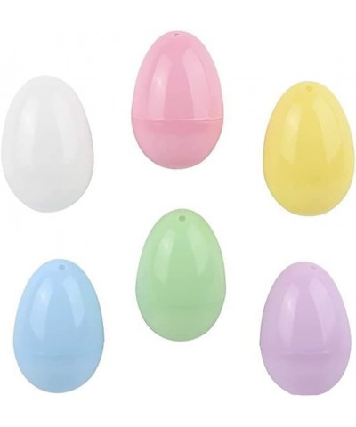 Pastel Fillable Easter Eggs with Hinge Bulk Colorful Bright Plastic Easter Eggs Perfect for Easter Egg Hunt Surprise Egg East...