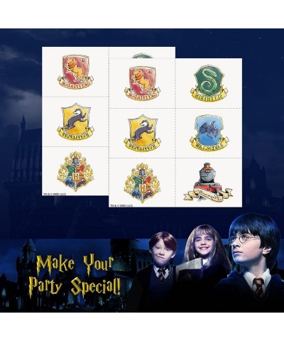 Harry Potter 72 Count Temporary Fake Tattoos - Hogwarts Wizard Theme Party Supply Favor for Kid Birthday Party Loot Bags Set ...