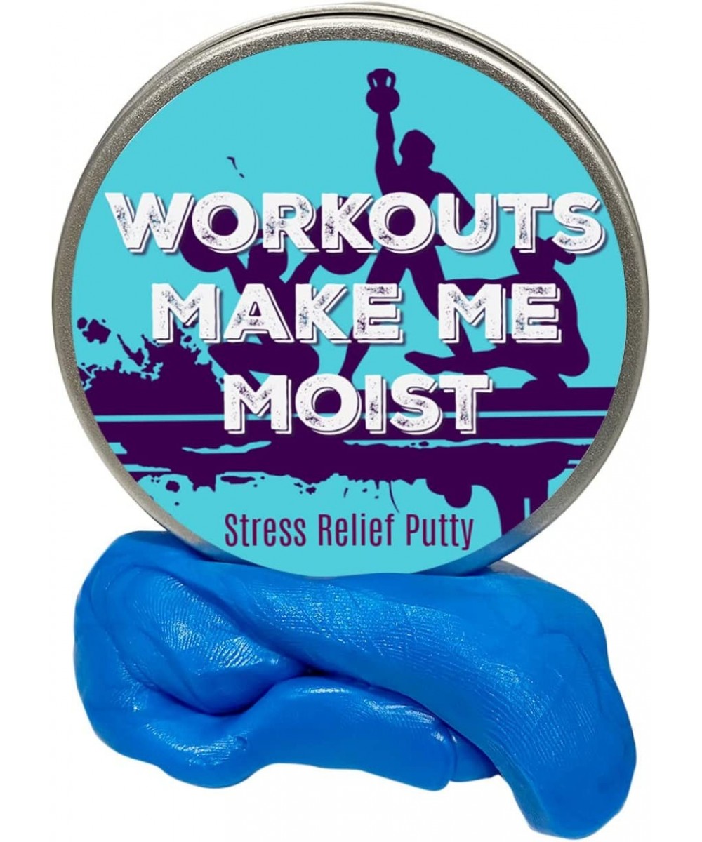 Workouts Make Me Moist Stress Relief Putty – Stress Relief Exercise Gifts Funny Gag Gifts for Friends BFF Gifts Stocking Stuf...