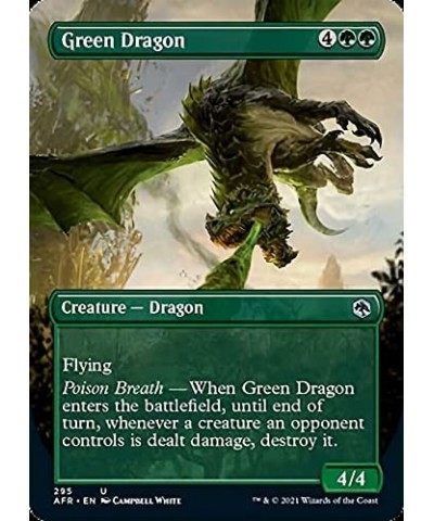 Magic: the Gathering - Green Dragon (295) - Borderless - Adventures in The Forgotten Realms $11.50 Trading Cards & Accessories