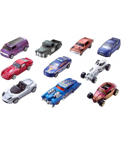 Transporter Truck Mobile Play Set Large Loop Collapsible Launcher Room for 18 Die-Cast 1:16 Vehicles Ages 3 and Up & 10-Pack ...